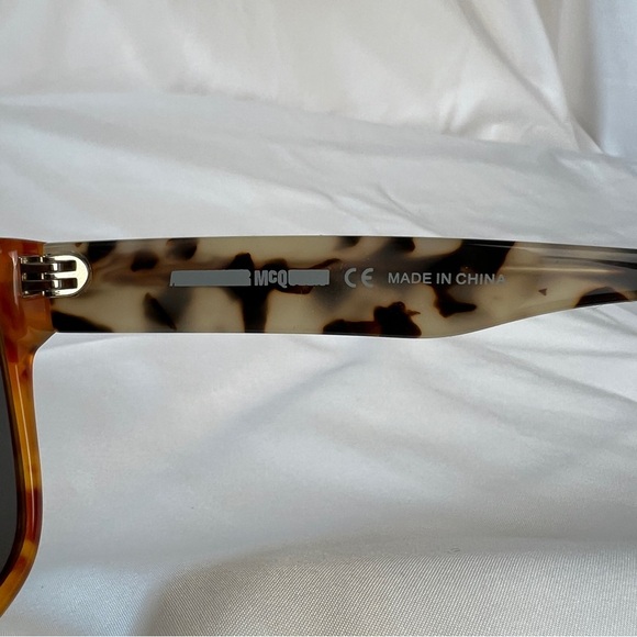 ALEXANDER MCQUEEN MCQ sunglasses Unisex Brown Square Havana UV protection new main image 11